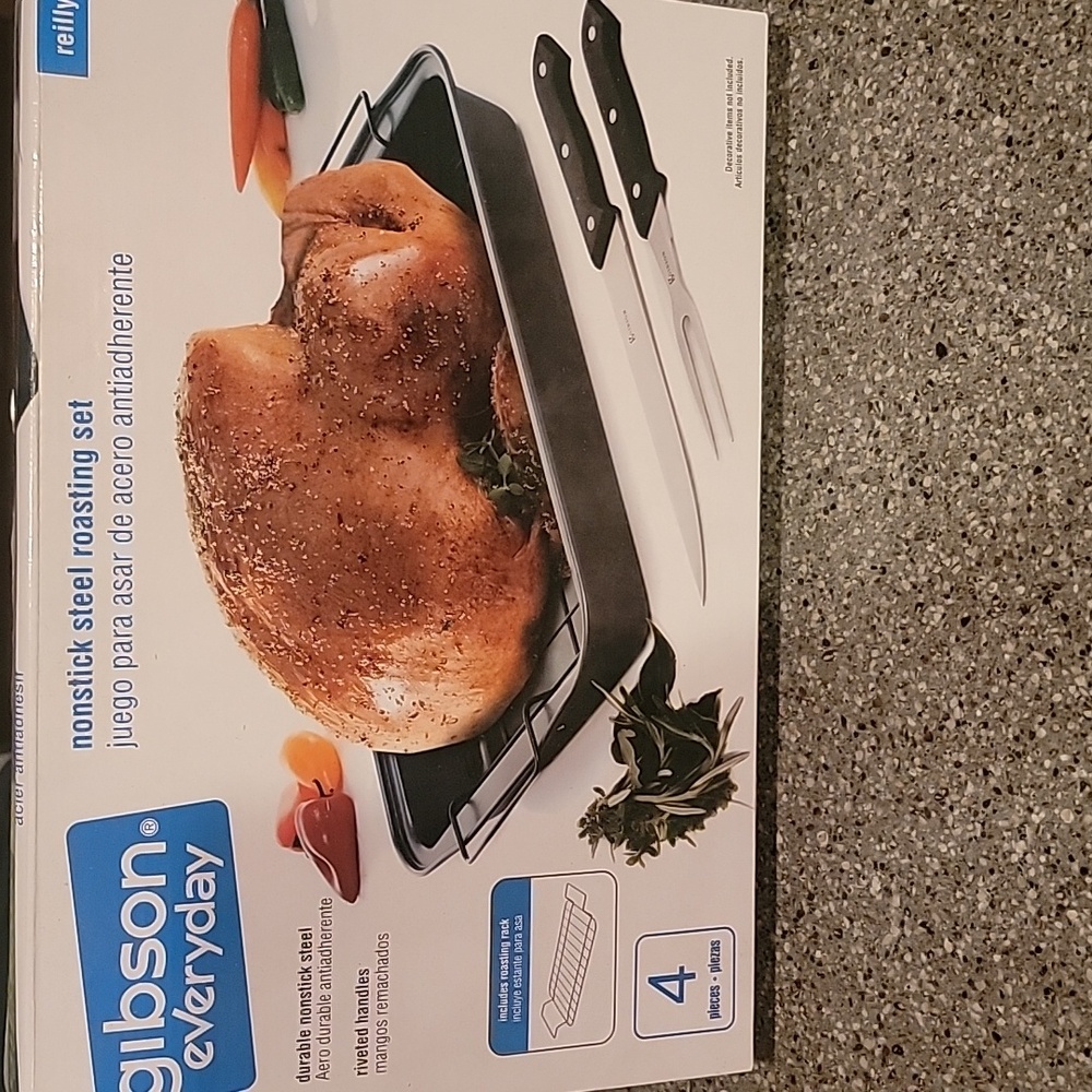 Gibson Everyday Nonstick Steel Roasting Set